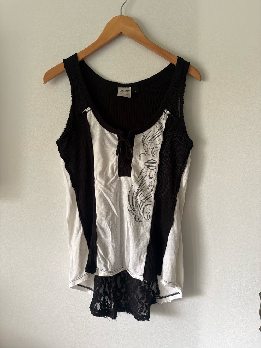 Harley-Davidson Black & White  Tank Top